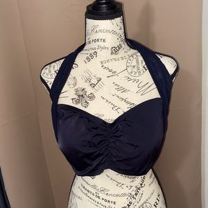 Bikini top black size 20